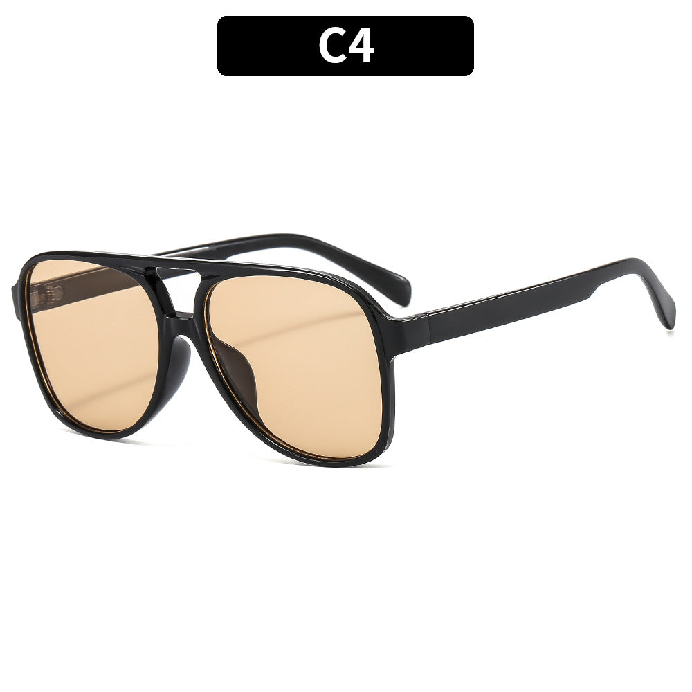 Wholesale Double Beam Personalized PC Sunglasses